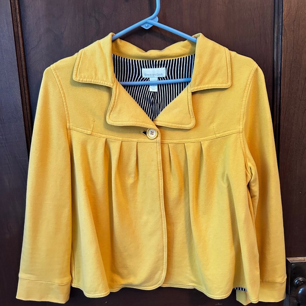 Yellow "blazer"